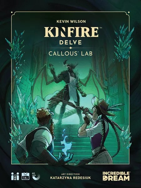 Kinfire Delve Box Art